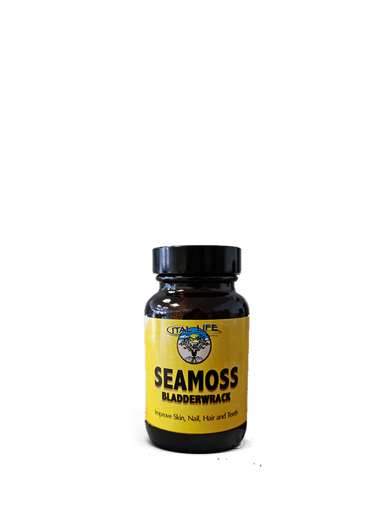 Seamoss & Bladderwrack Capsules - Provide 102 Minerals - Ital Life