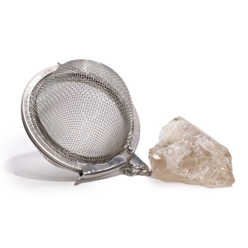 Smoky Quartz Gemstone Tea Strainer